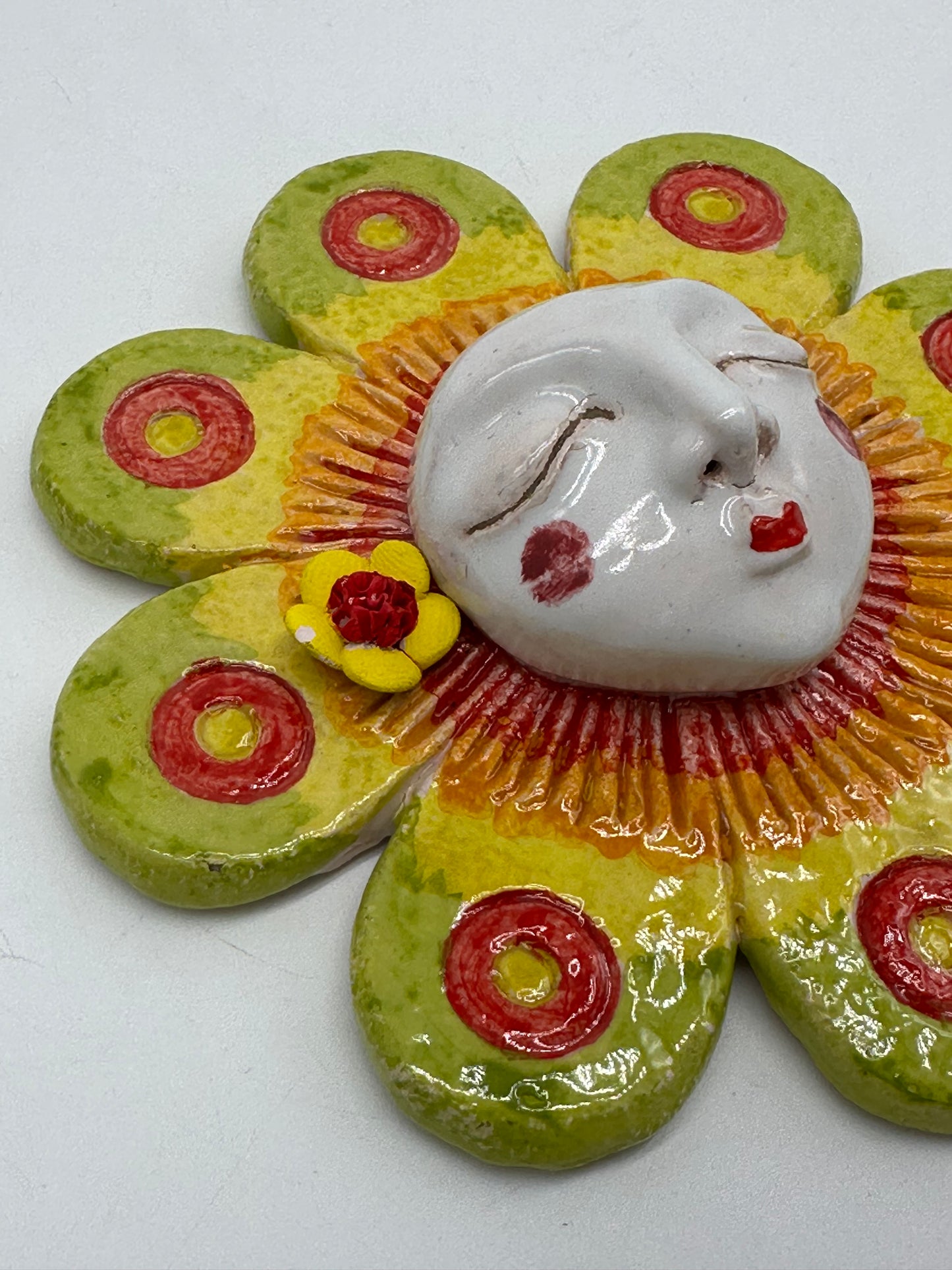 Mascaras en Flor ~ clay art wall