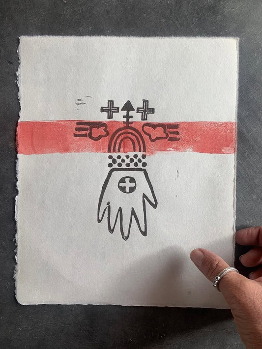 Spirit Pattern ~ Monotype/Blockprint