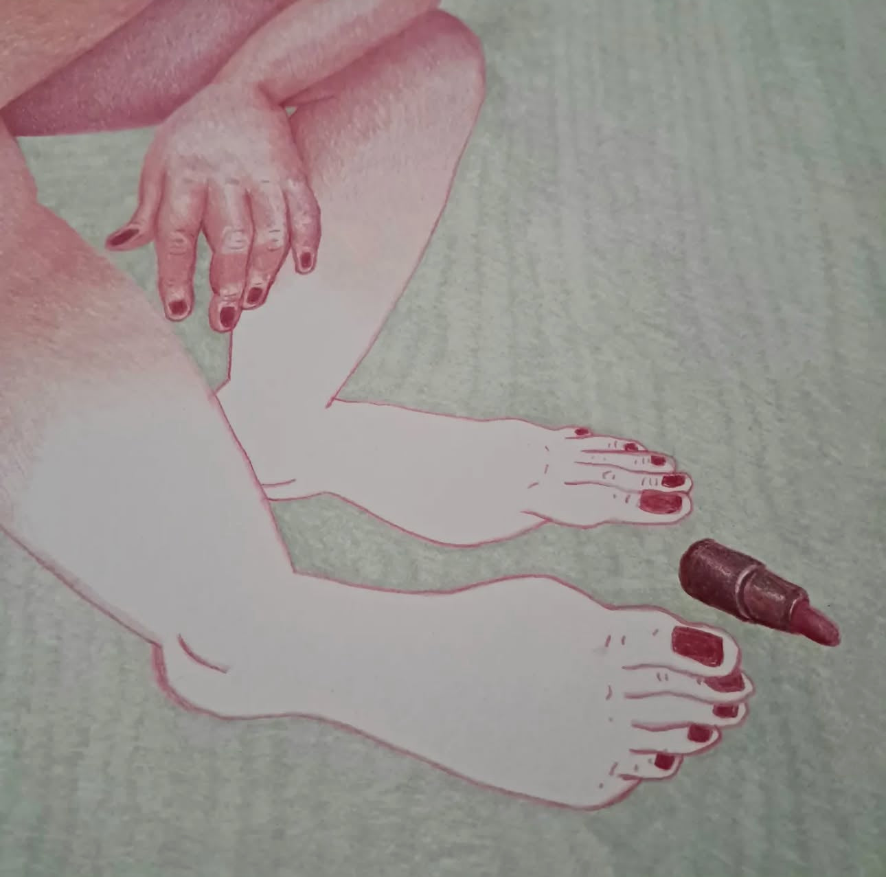 Tengo un Proyecto - color pencils on cotton paper - 18x24