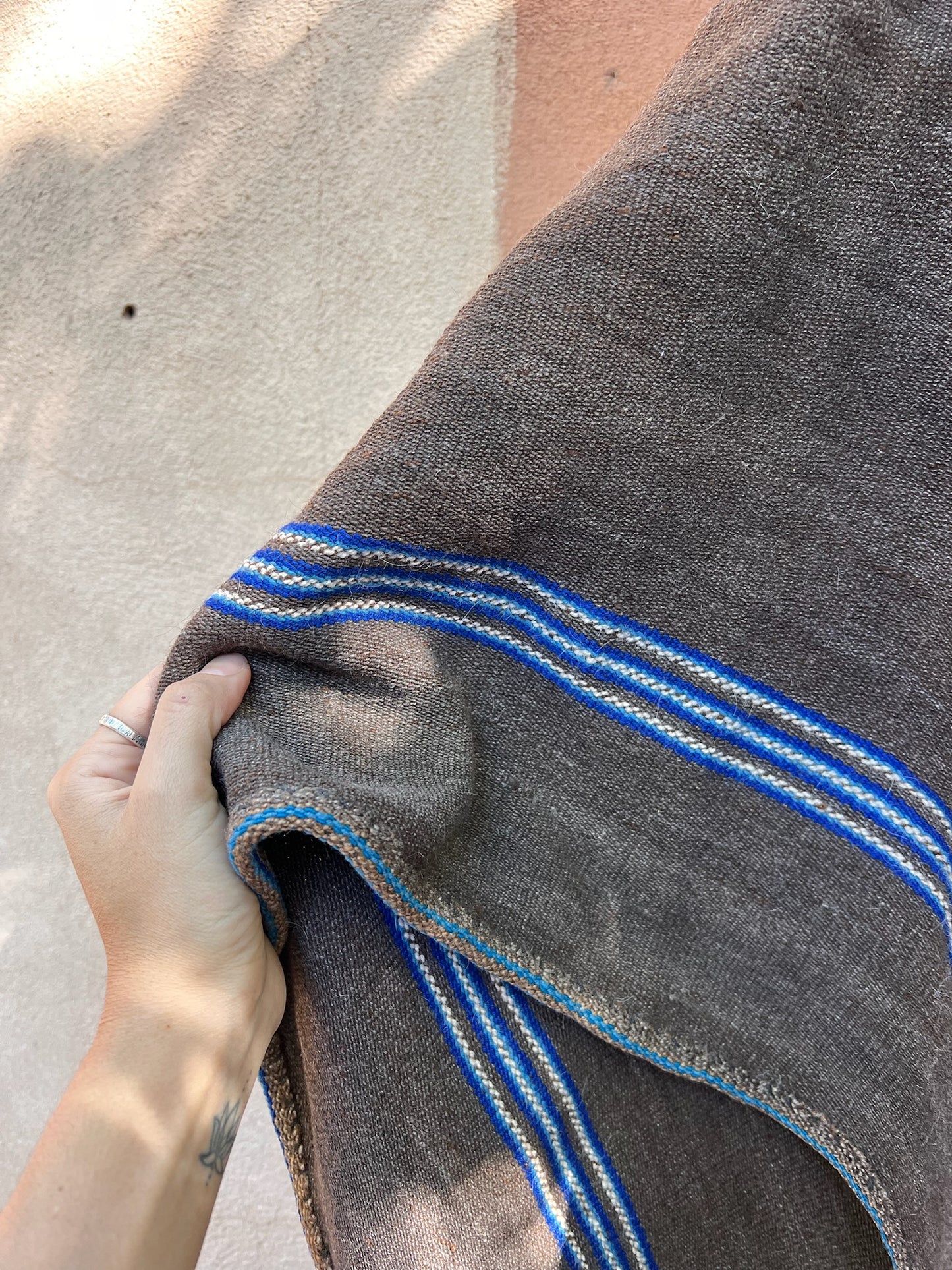 Antique Andean Poncho ~ Sheep Wool
