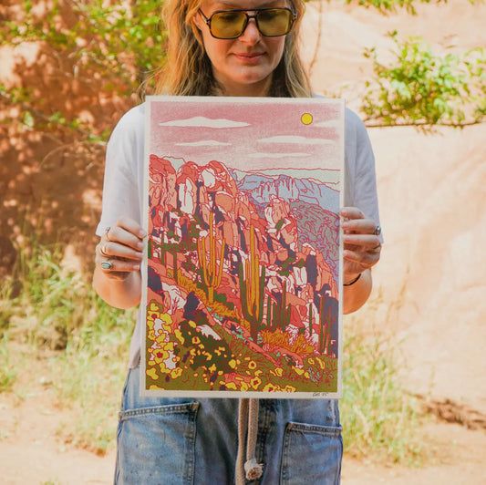 Desert Spring Art Print - two sizes