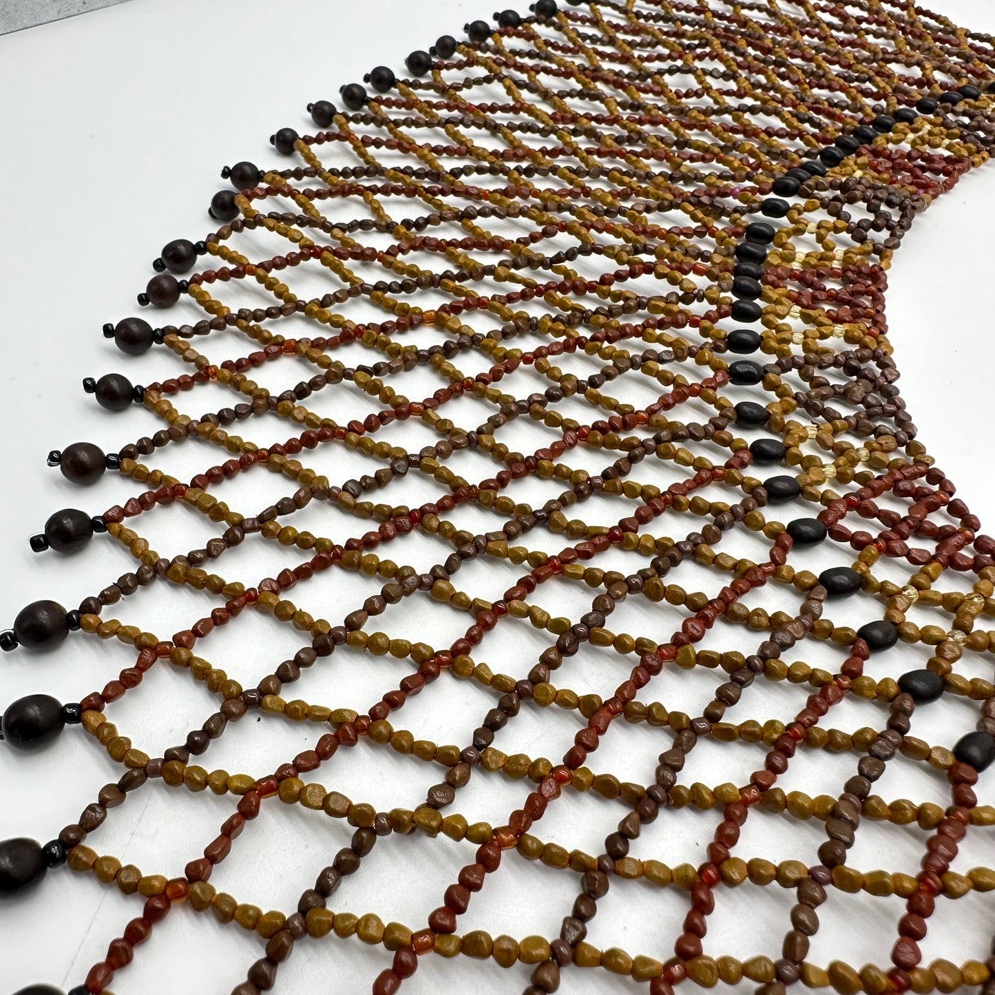 Necklace “Abanico” ~ Amazonian Seed