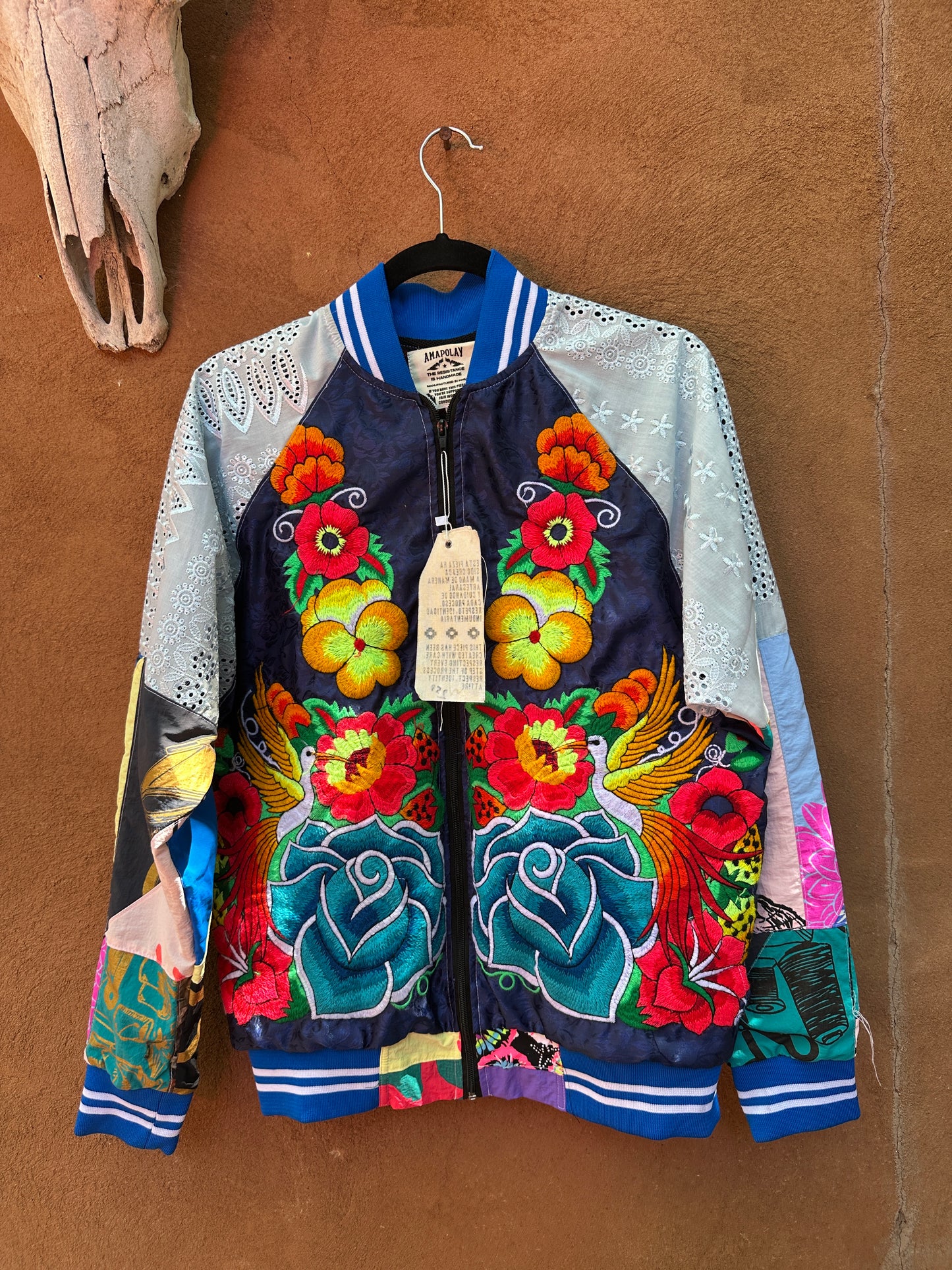 Cotton Drill Jacket ~ Screen Printed ~ Large