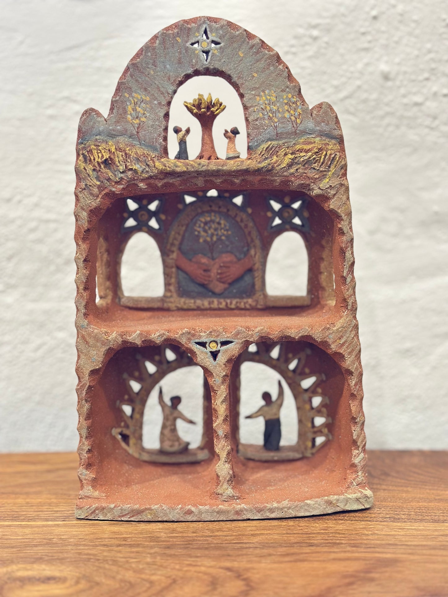 Tribute to Love Altar - Clay Sculptural Piece