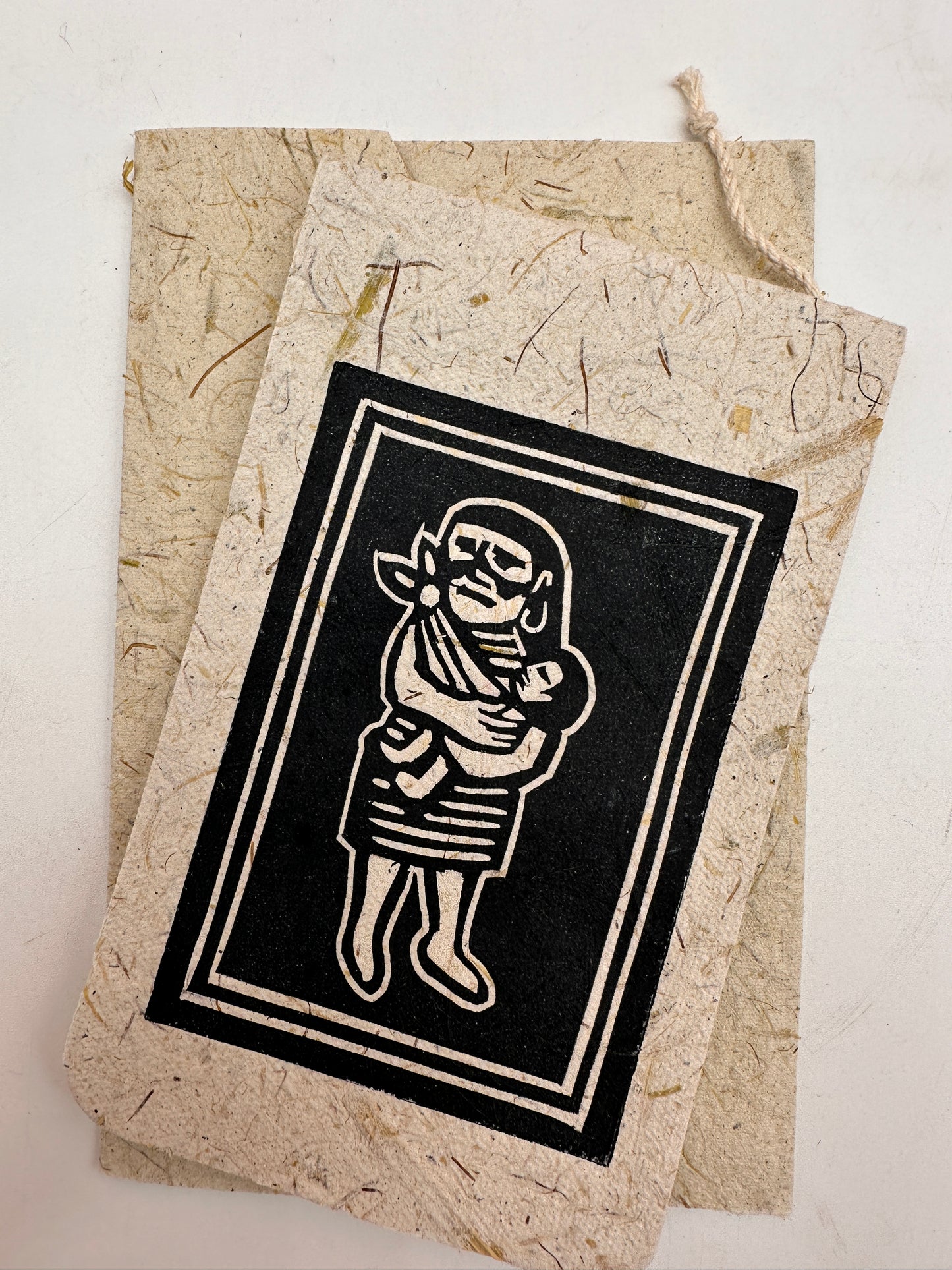 Frameable Note Cards ~ artisanal paper handcrafted from corn husks