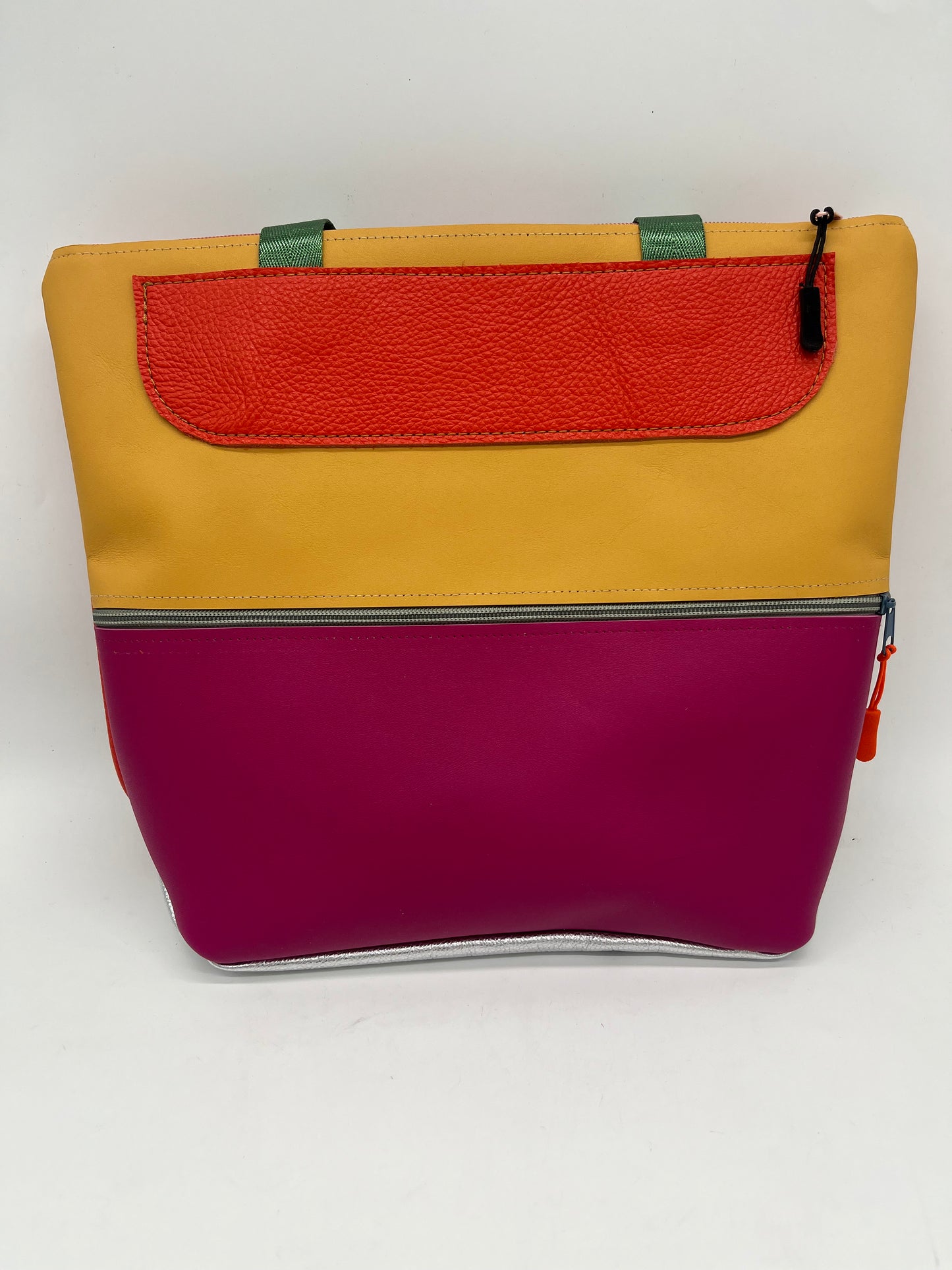 Leather Tote - Multicolor