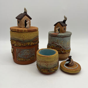3 Treasure cylinder boxes