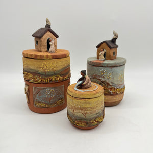 3 Treasure cylinder boxes