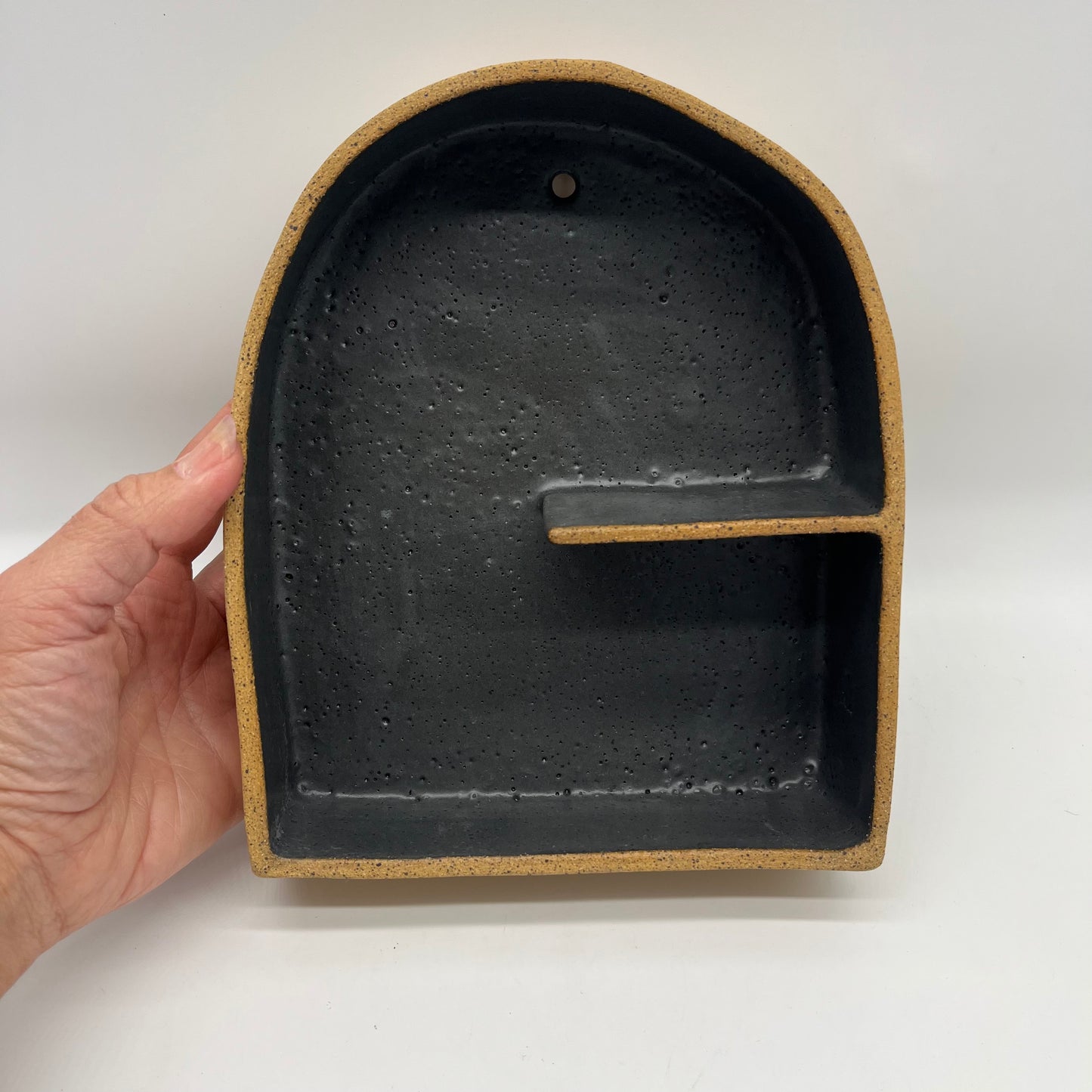 Treasure Shelf, Altar - Speckled and Charcoal