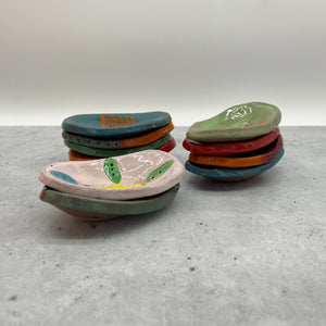 Mini Oval Bowls - colorful design