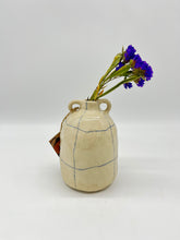 Load image into Gallery viewer, Bud Vases Large ~ Crayon blue lines

