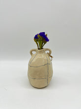 Load image into Gallery viewer, Bud Vases Large ~ Crayon blue lines
