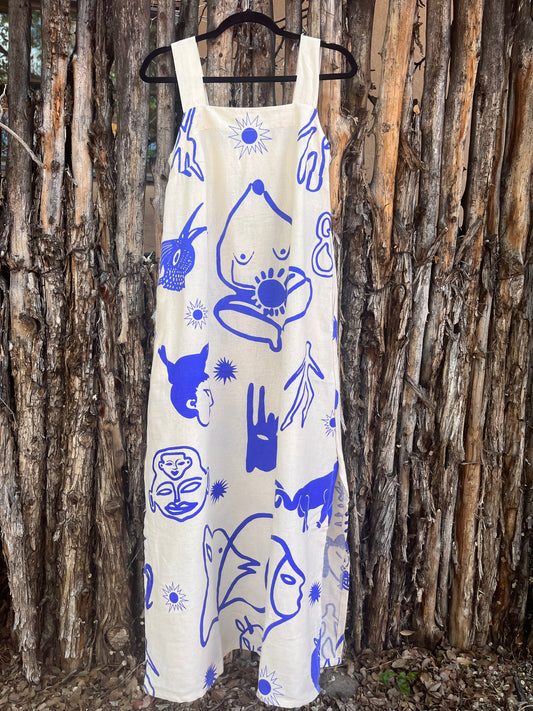 Maxi dresses - Screen Printed Wearable - Small