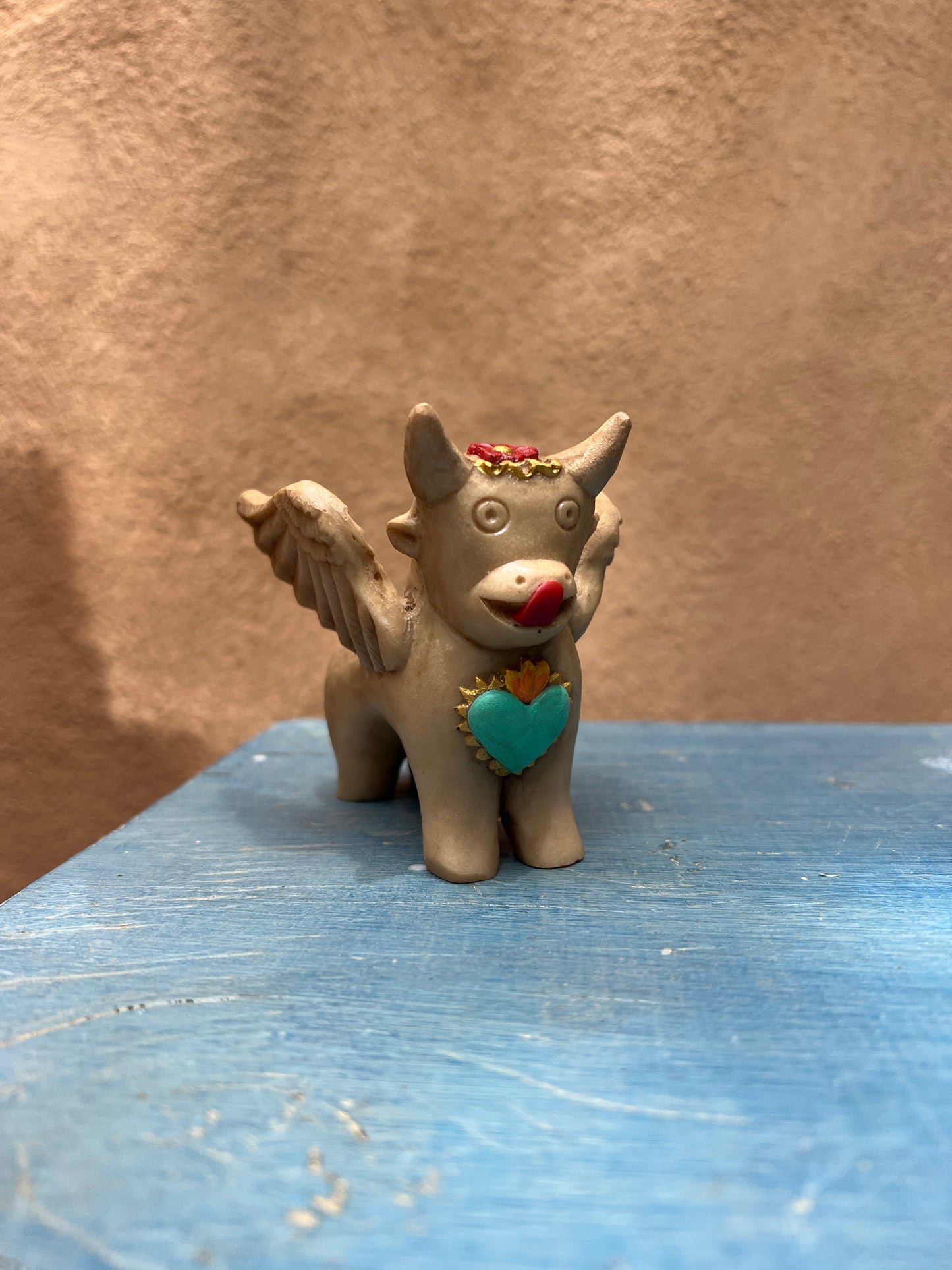 Little Bull with wings - Torito de Pucara con alas