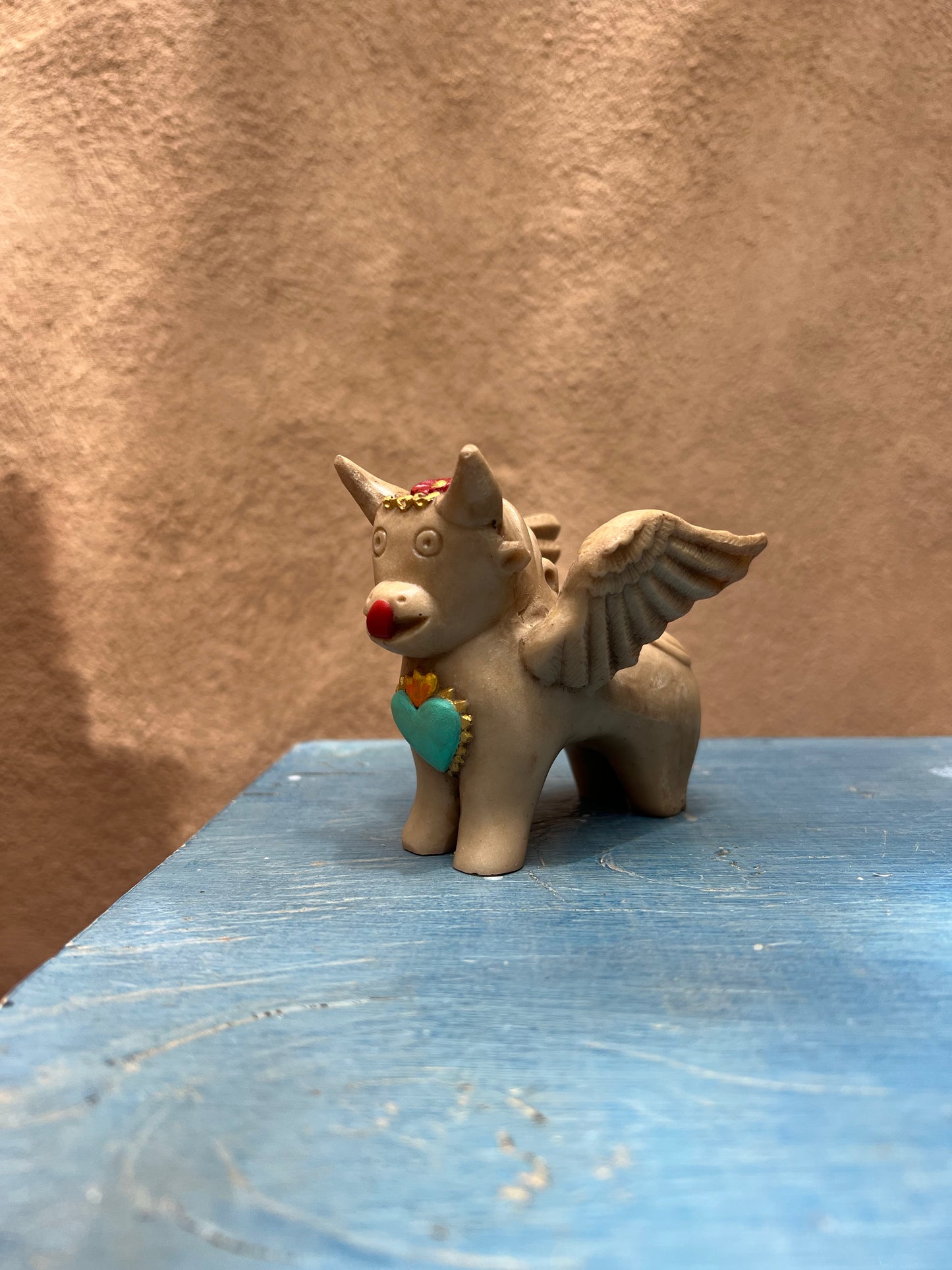 Little Bull with wings - Torito de Pucara con alas