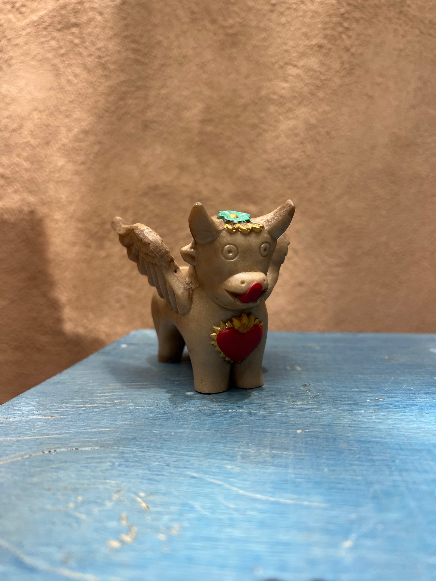 Little Bull with wings - Torito de Pucara con alas