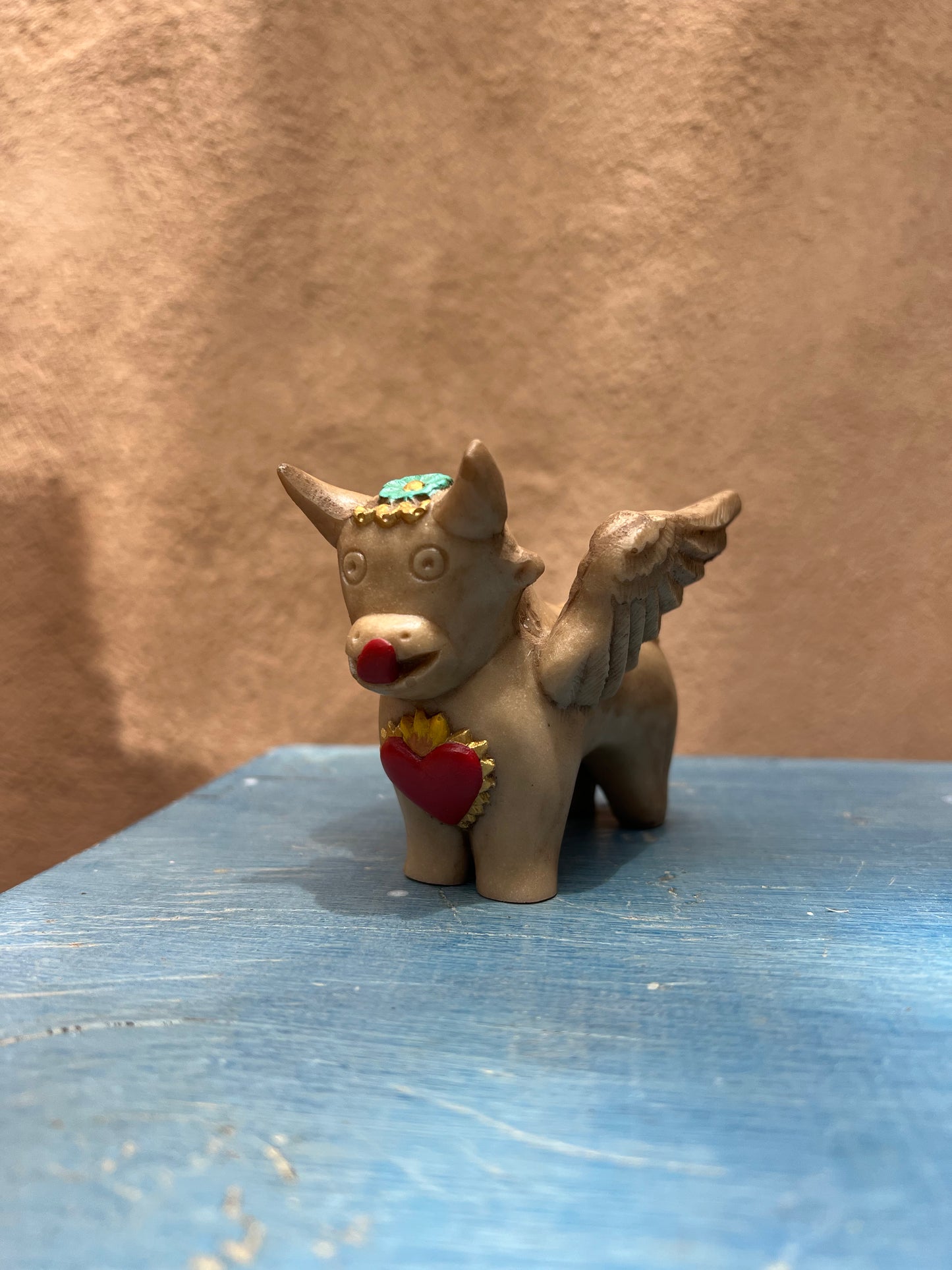 Little Bull with wings - Torito de Pucara con alas