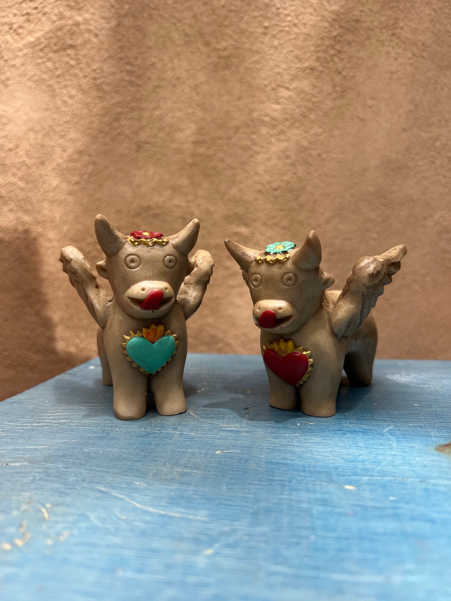Little Bull with wings - Torito de Pucara con alas