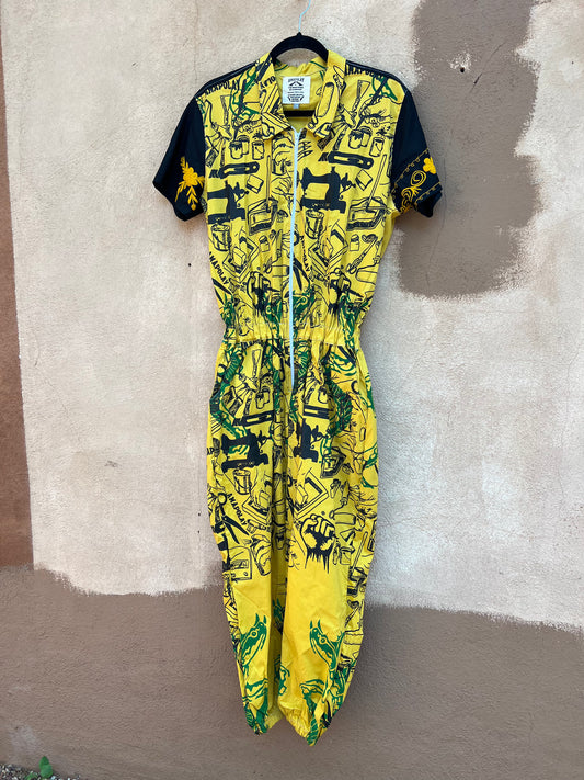 Screenprinted Jumpsuit ~ Large
