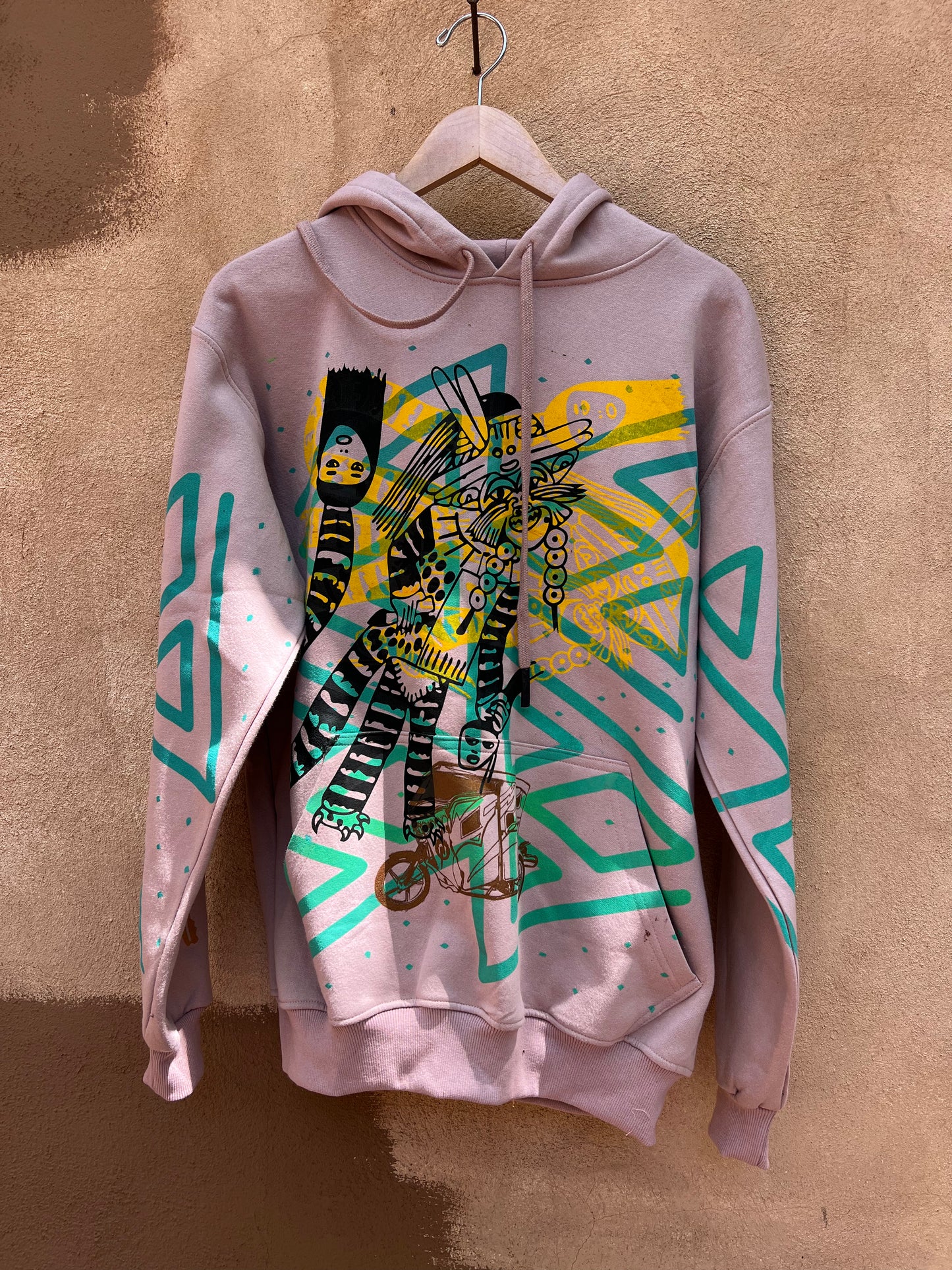 Sweatshirt Light Pink - Printed - Large