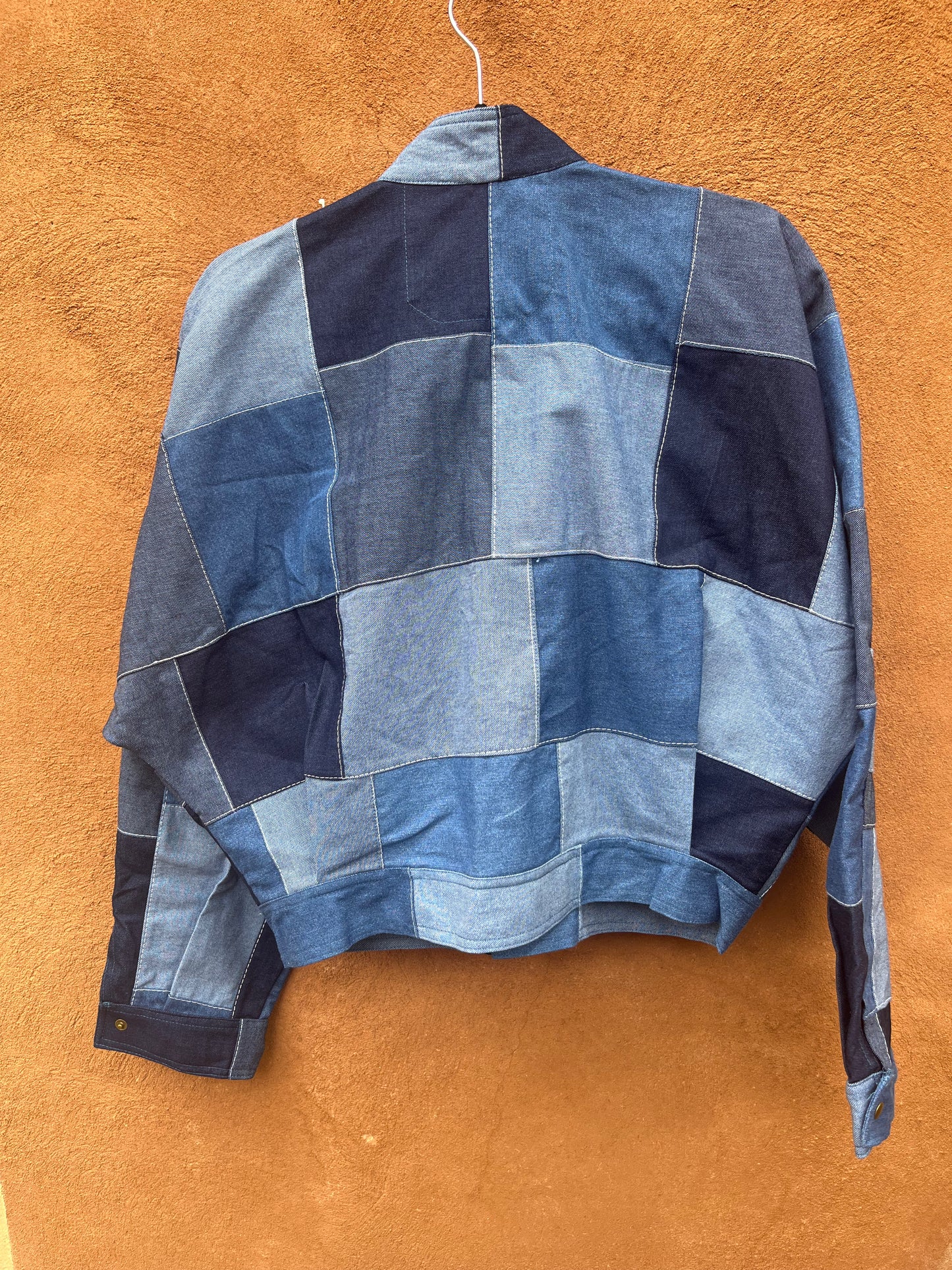Bomber Jacket - Jean patch work