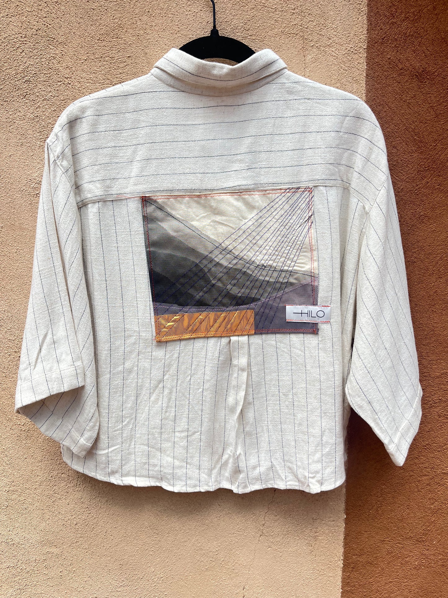 Top - Linen - Pinstripe