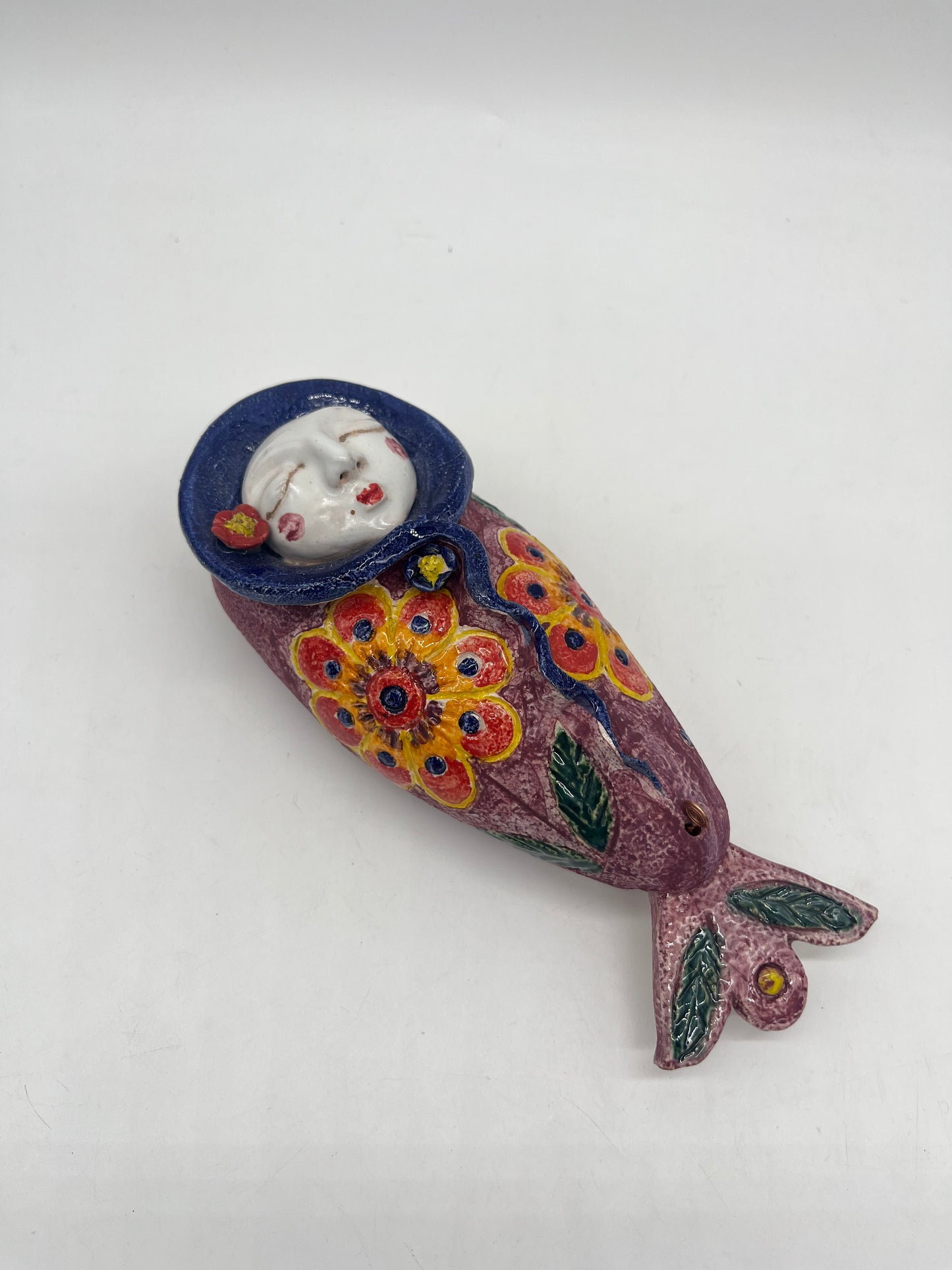 Assorted ~ Wawa with fish tail ~ Small ~ art wall sculpture