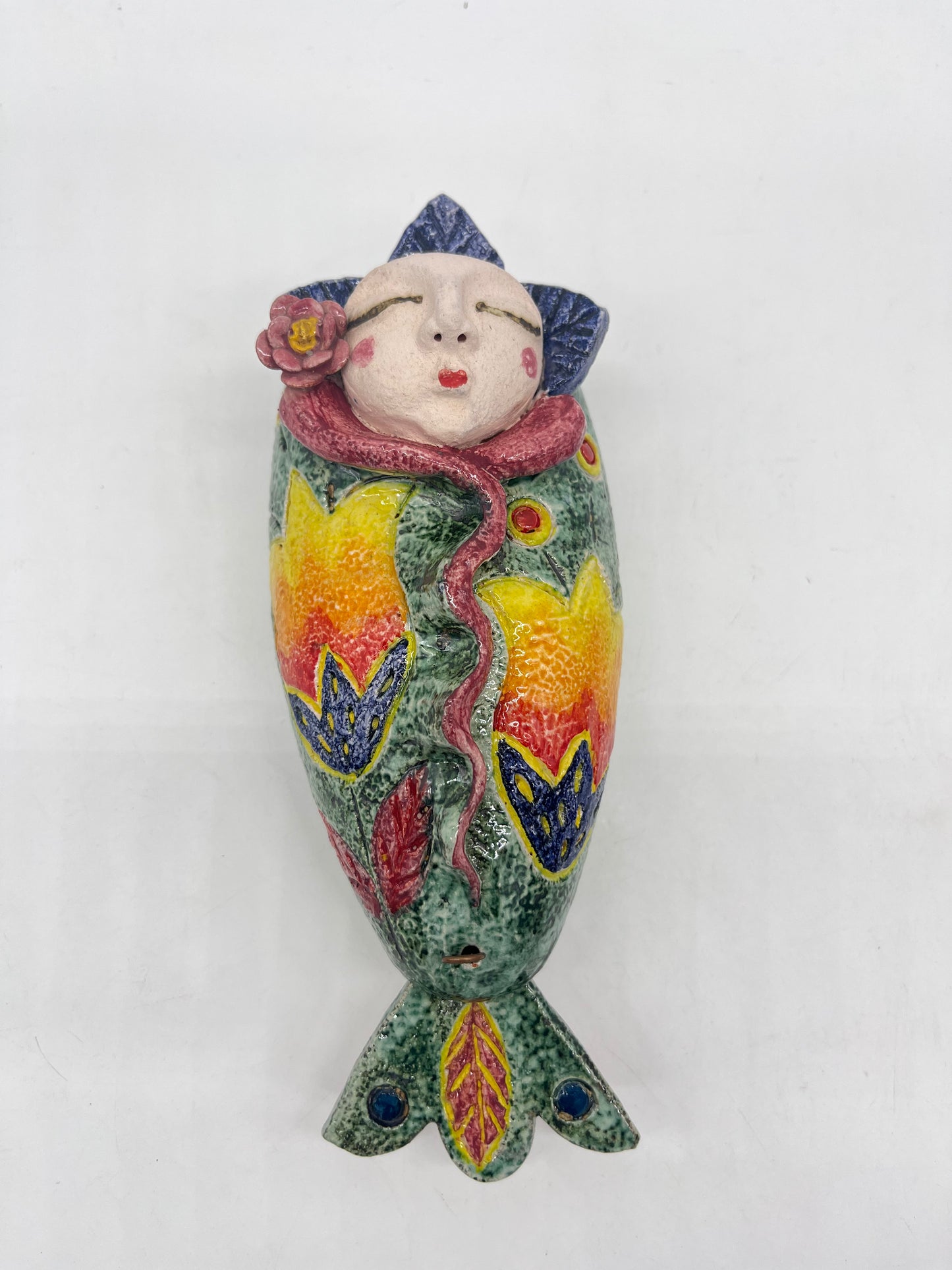 Assorted ~ Wawa with fish tail ~ Small ~ art wall sculpture