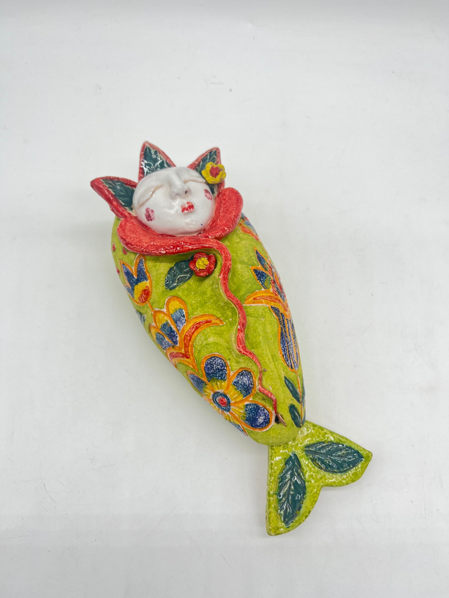 Assorted ~ Wawa with fish tail ~ Small ~ art wall sculpture