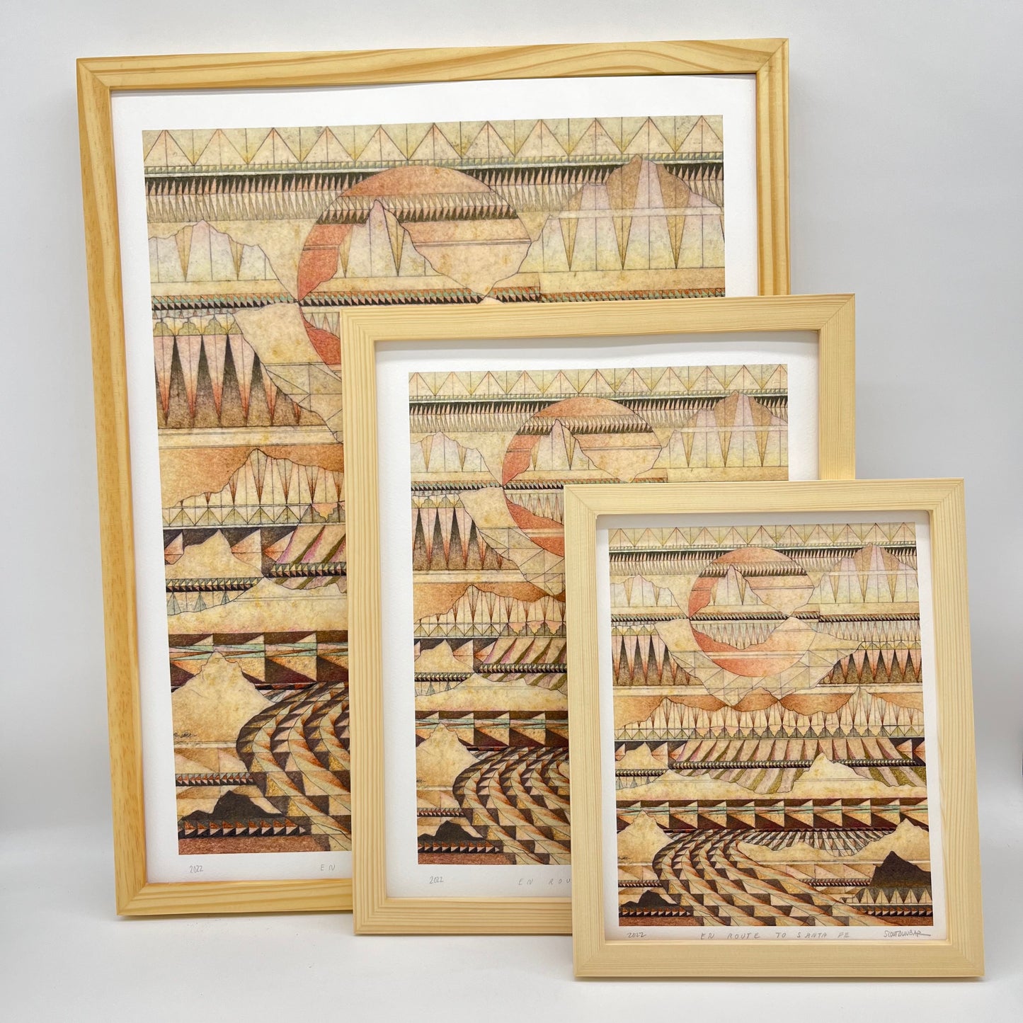 En Route to Santa Fe - Print