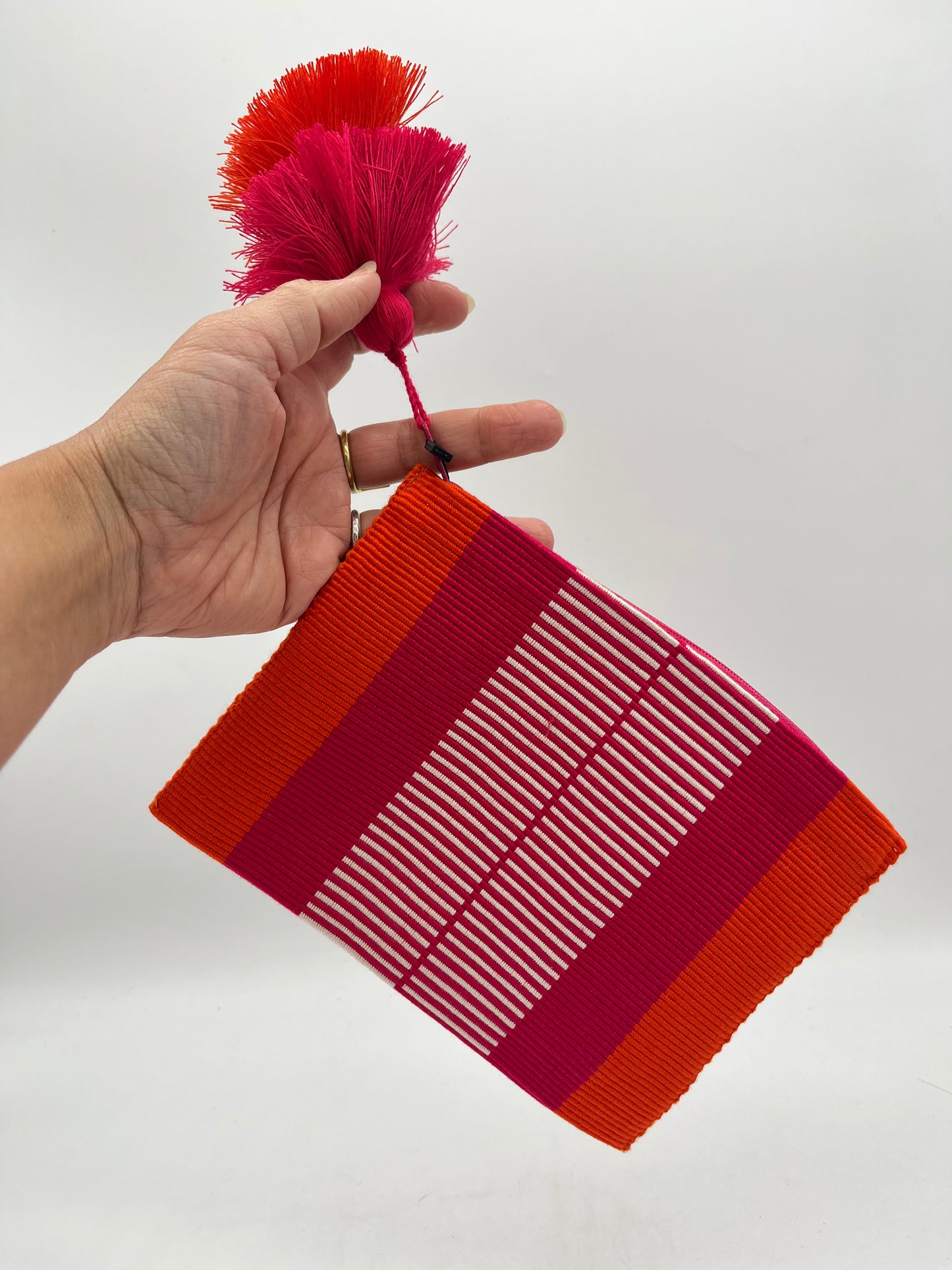Colorful assorted pouches