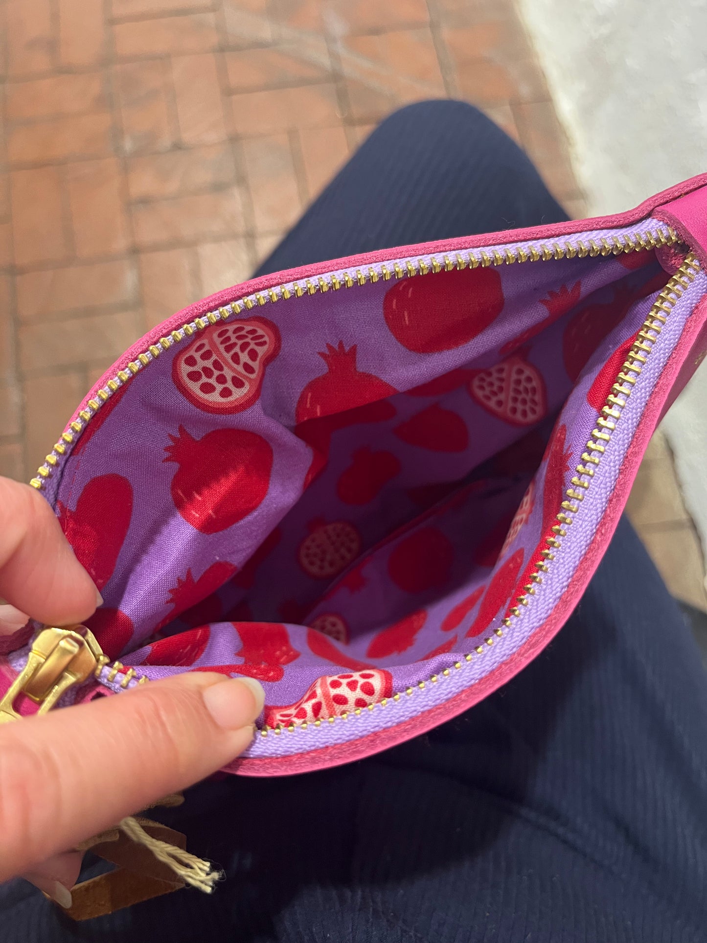 Leather and Suede Wristlet Pouches