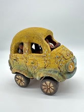 Load image into Gallery viewer, Yellow Car miniature sculpture
