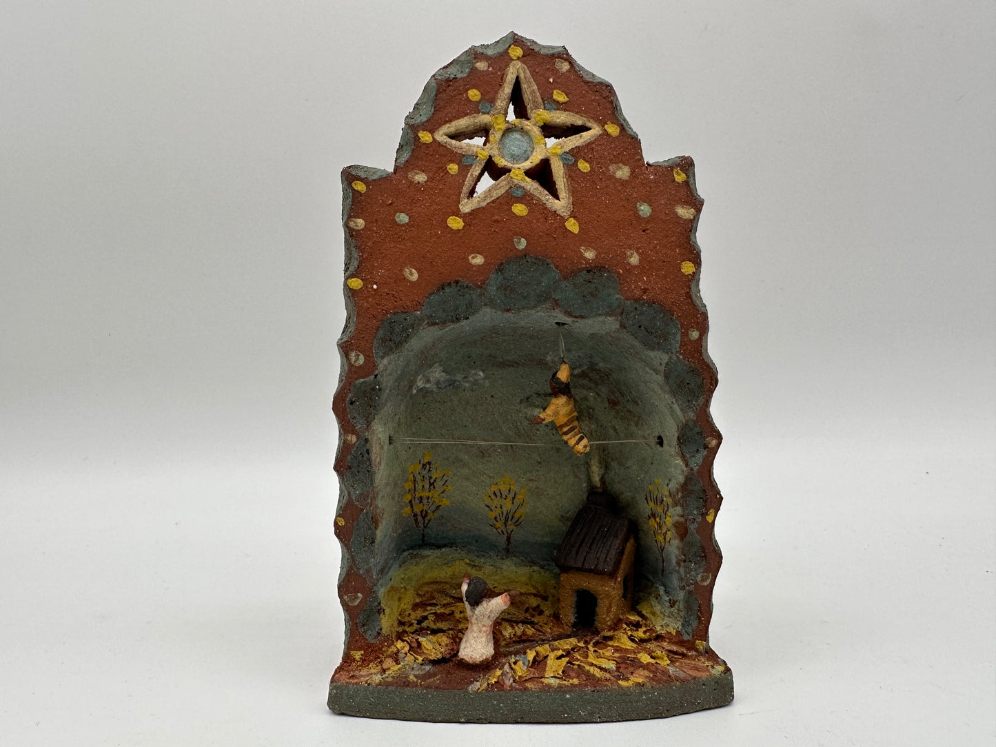 Little altar sculpture ~ Tight Rope