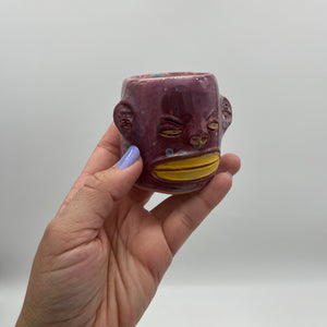 Face Mezcal Cups - Red clay