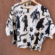 Load image into Gallery viewer, Kimono Shirts - Centro de la tierra ~ Screen Printed Wearable
