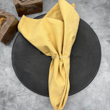 Load image into Gallery viewer, Napkins ~ organic cotton ~ hand dyed with natural dyes
