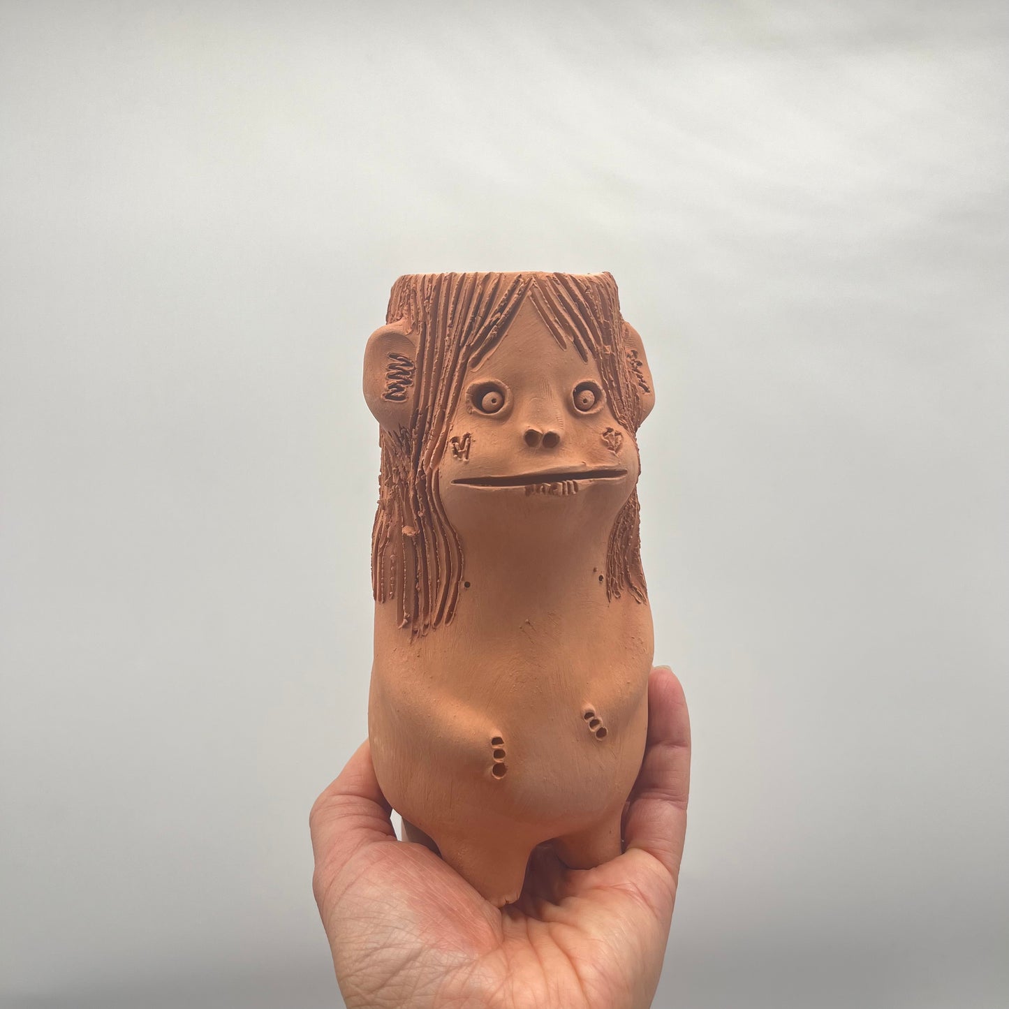 Terracota face planter ~ Cloromilo