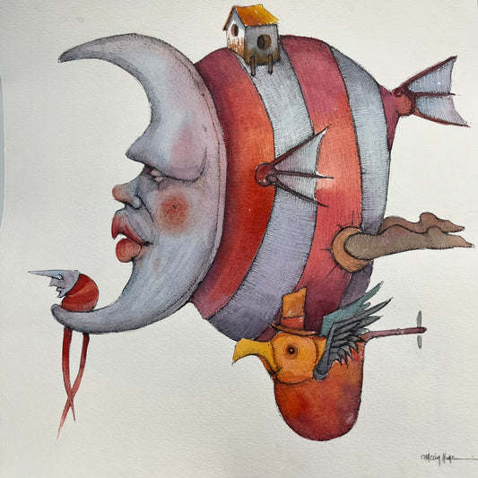 Migrantes - Original illustrations - 14 x 14