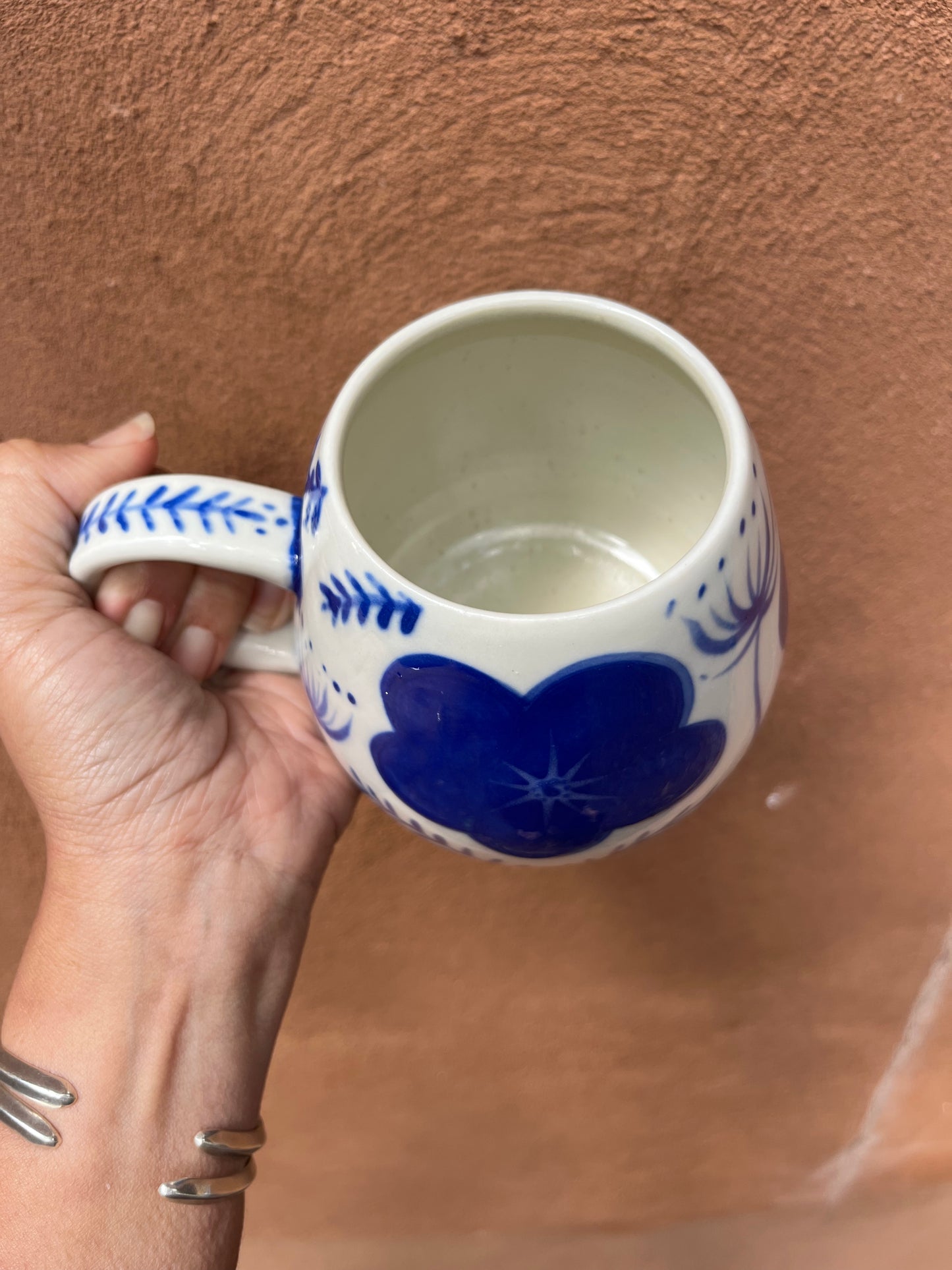 Mugs ~ handpainted ~ blue and white