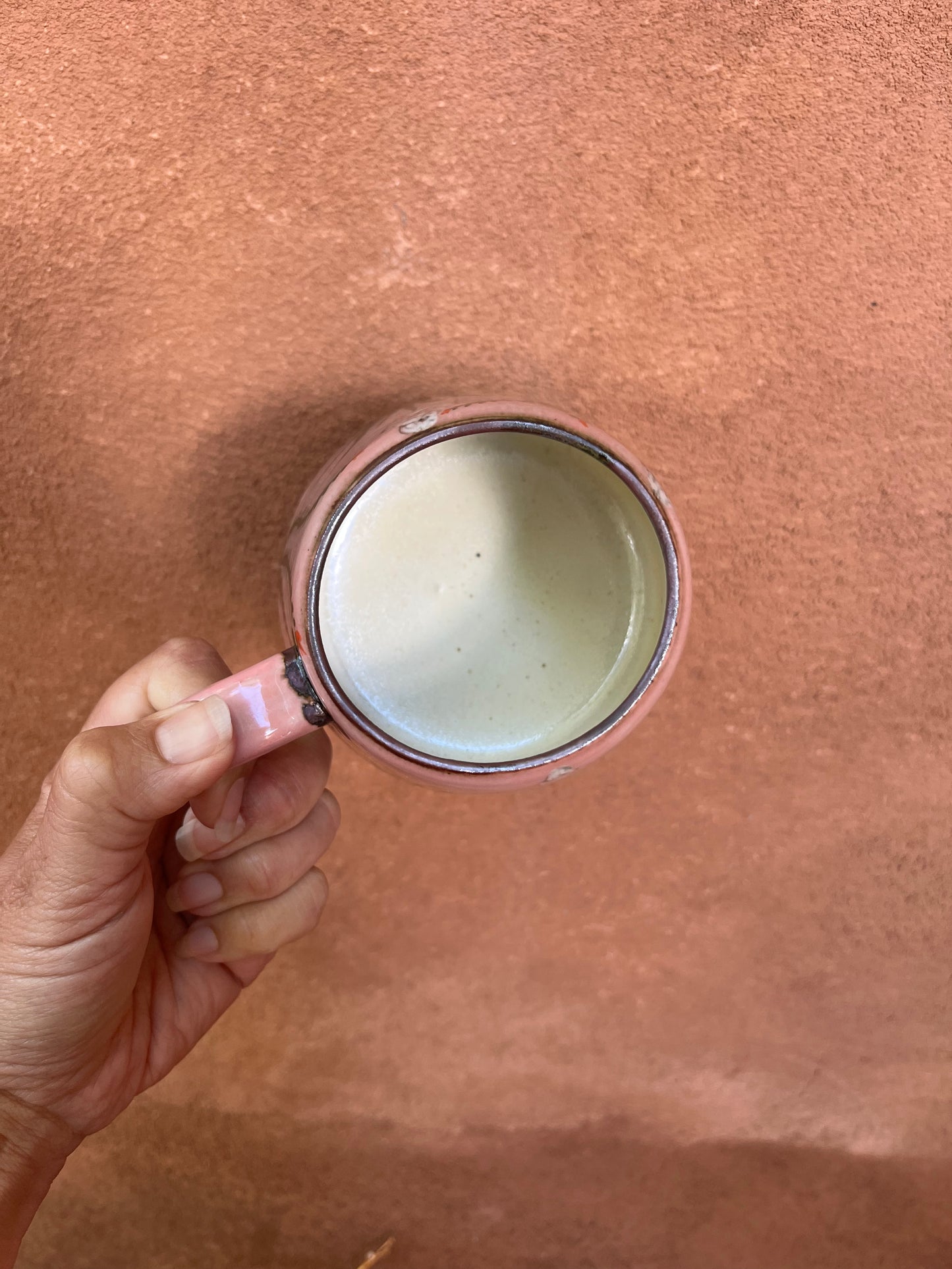 Stoneware mugs ~ hanpainted Yucca and cholla~ 3 colors