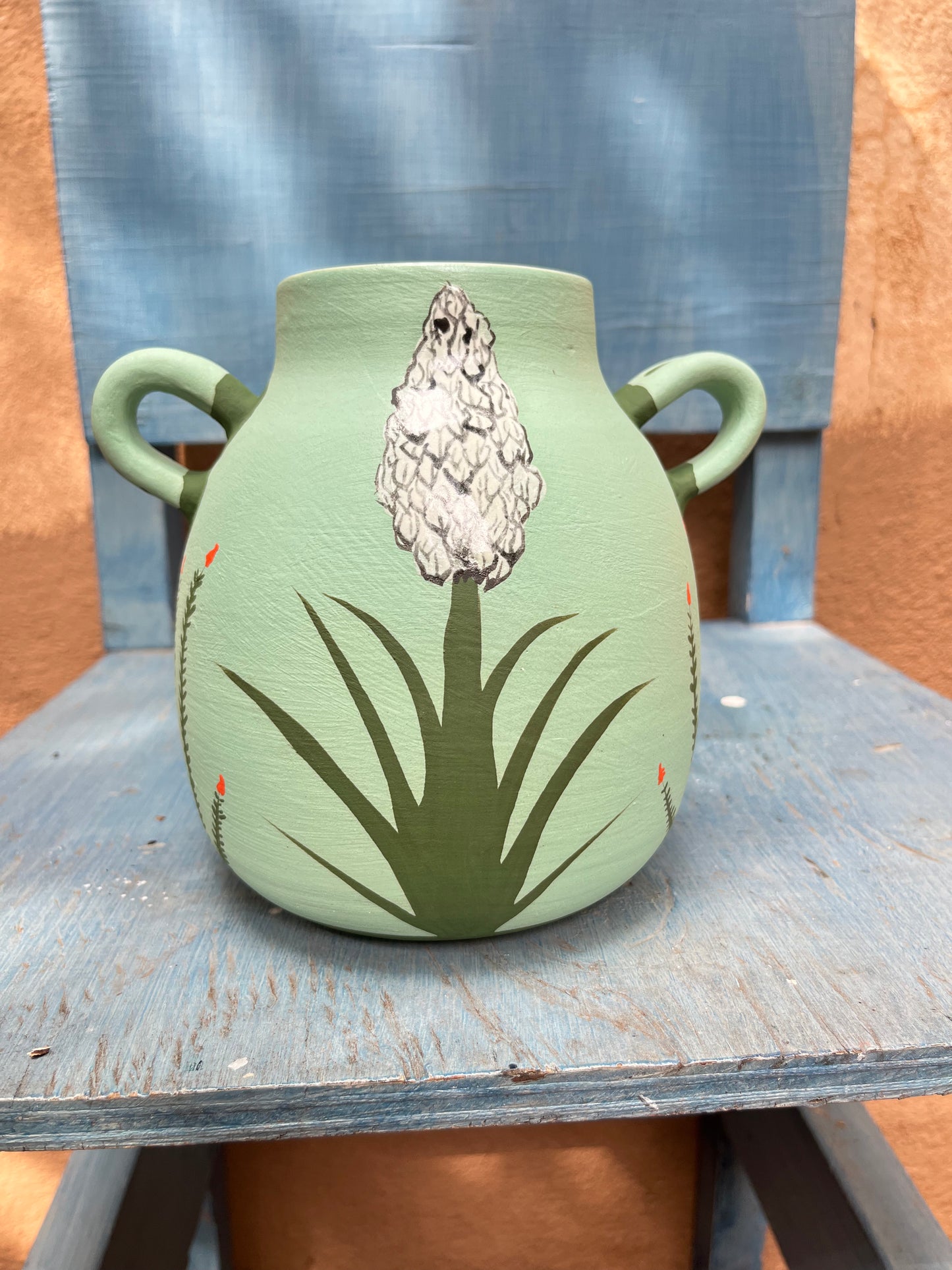 Anna Nelson ~ Teal Vase ~ 2 sizes