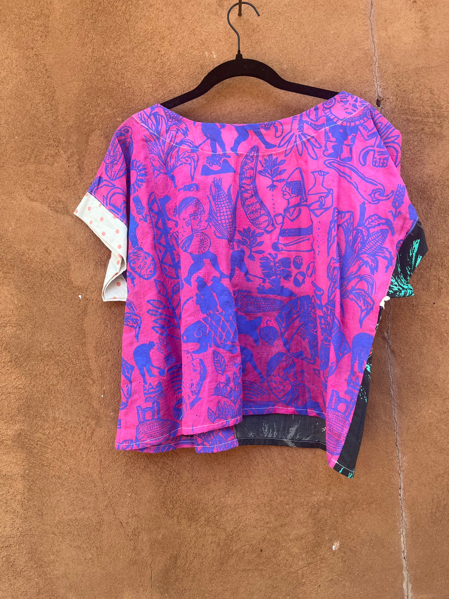 Screenprinted Box top ~ Med ~ 100% cotton
