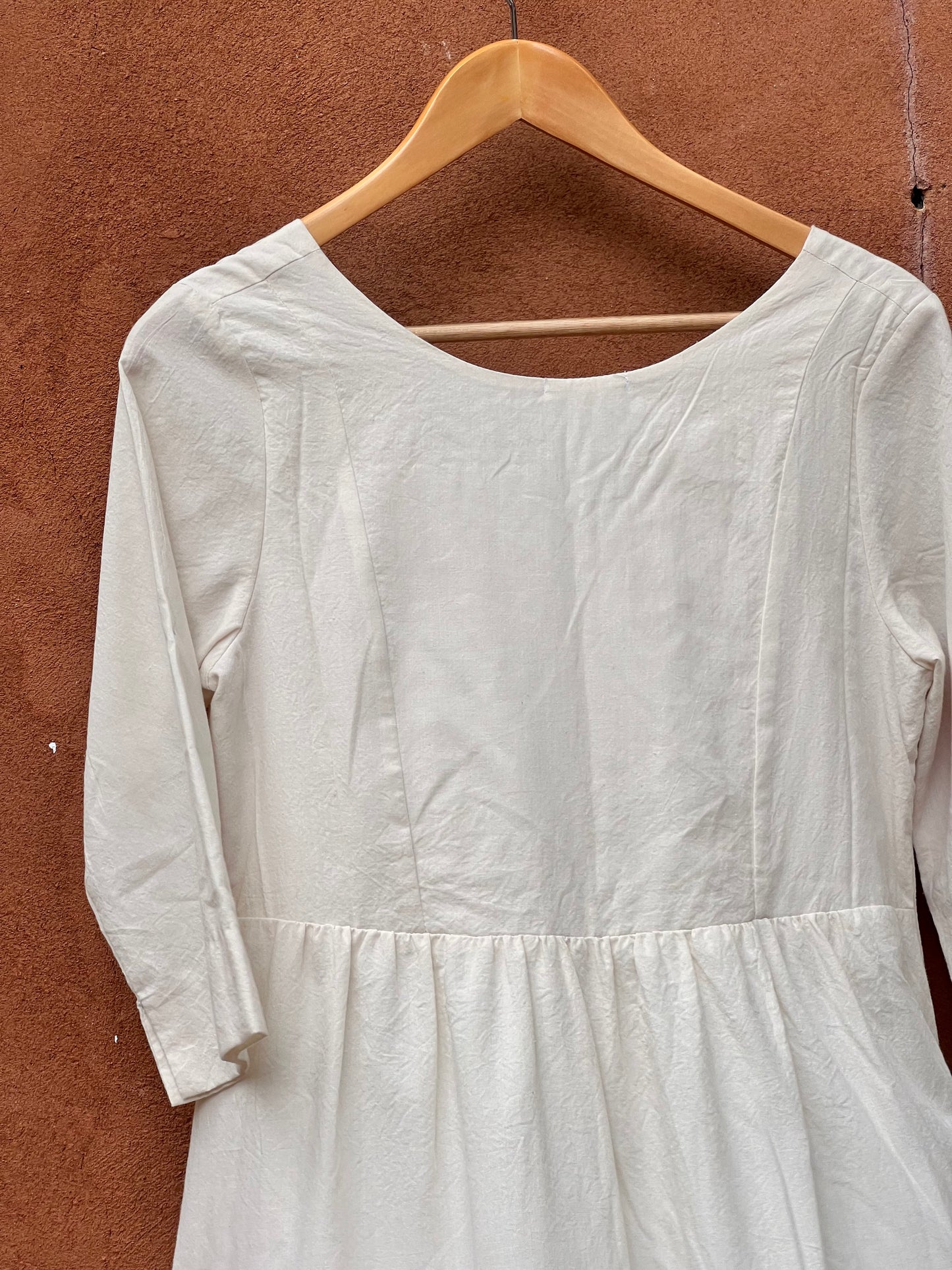 Screenprinted A-line dress ~ Medium ~ V- neck
