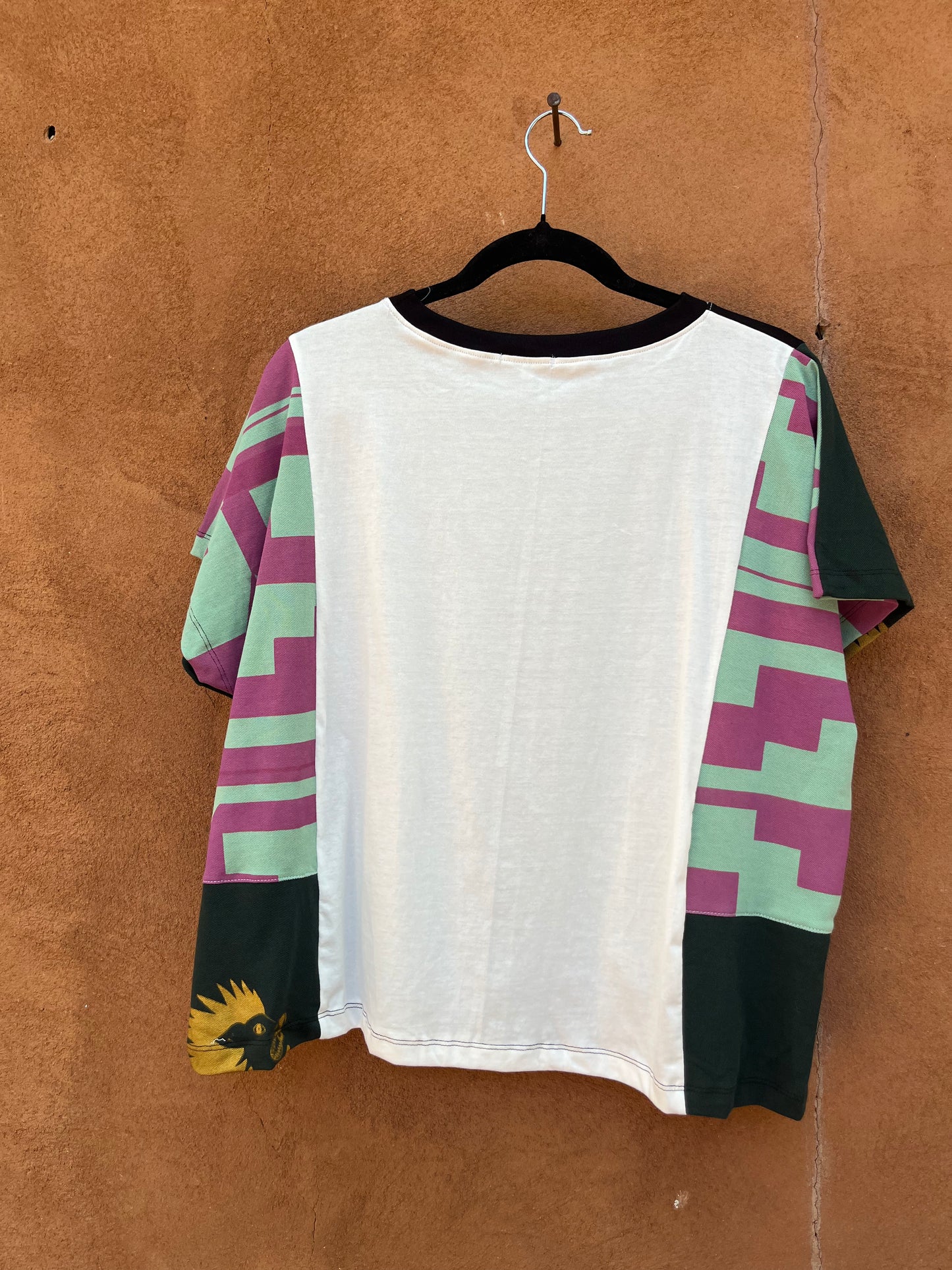 Screenprinted Box top ~ L ~ 100% cotton knit blend