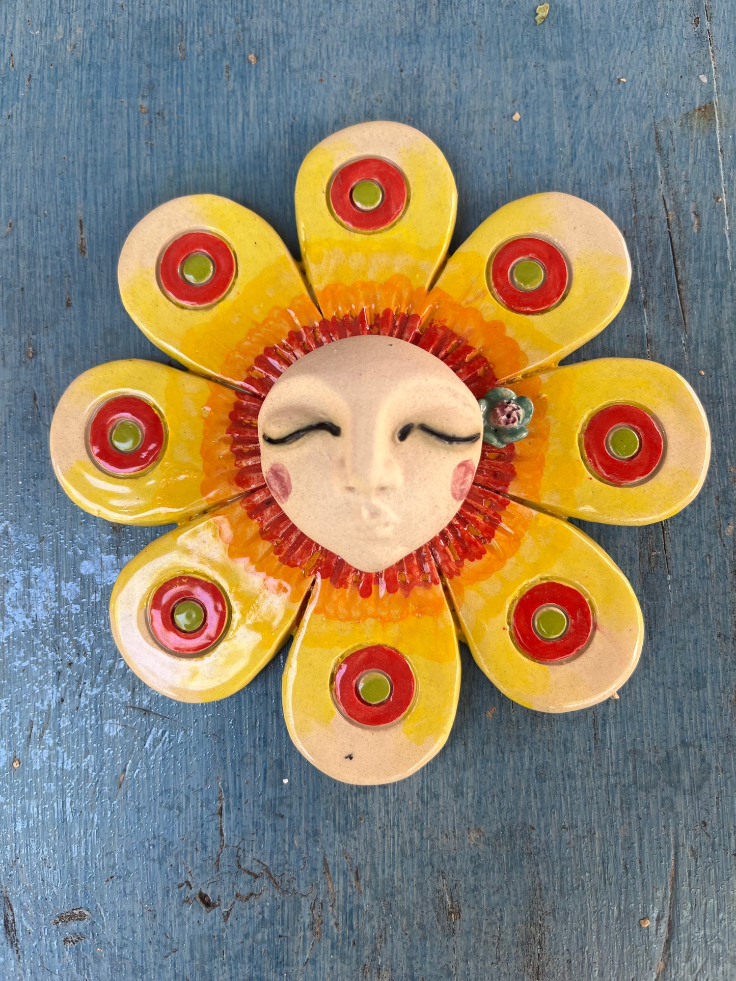 Flower Wall Art - Ceramic