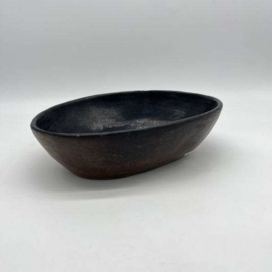 Awajun Black Ceramic Oval Bowl #4