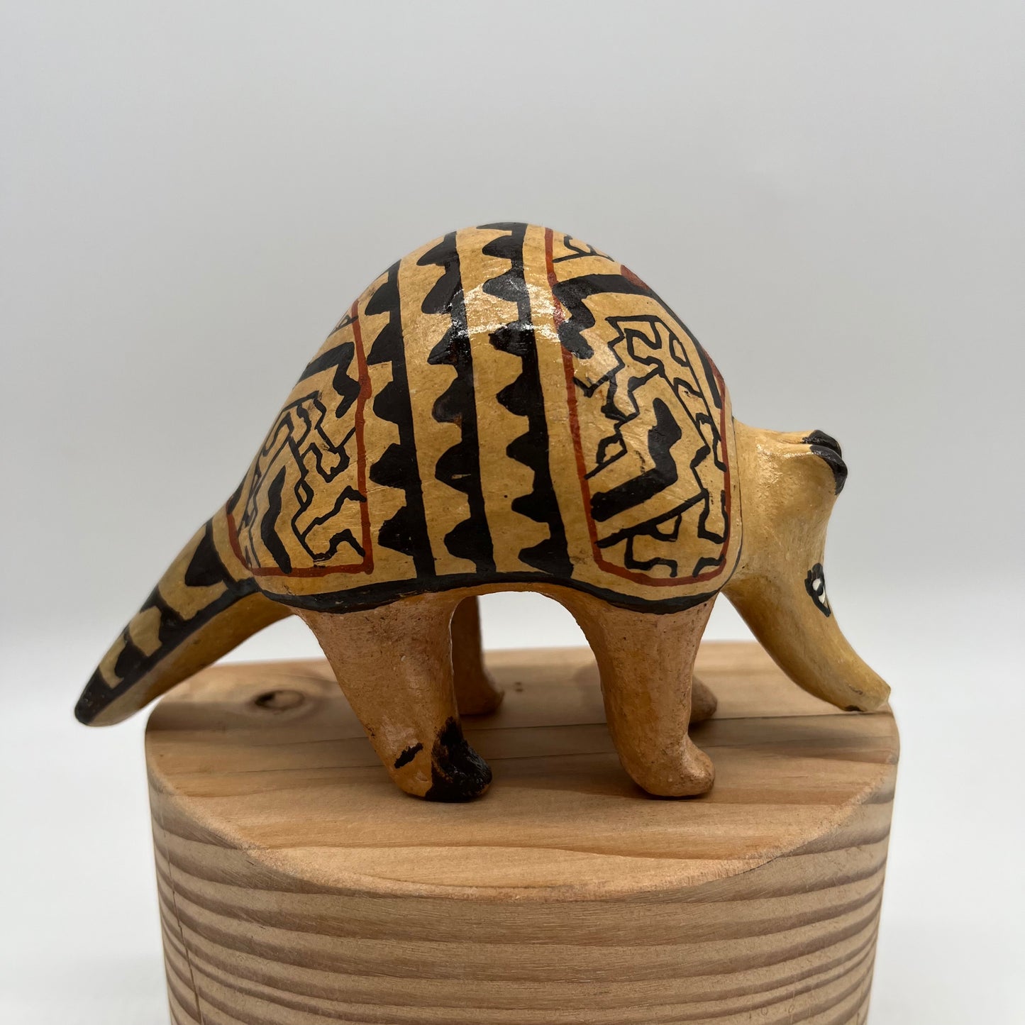 Shipibo Ceramic Armadillo ~ Small