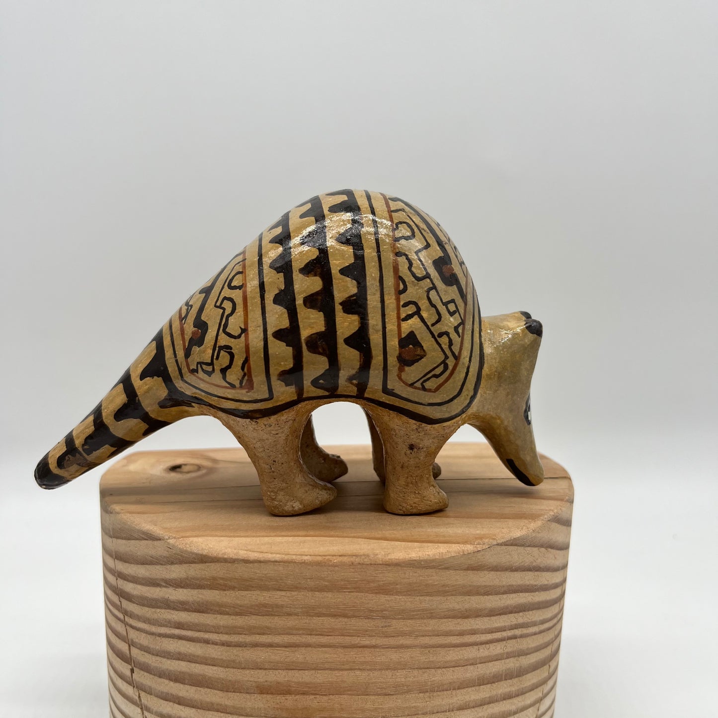 Shipibo Ceramic Armadillo ~ Small