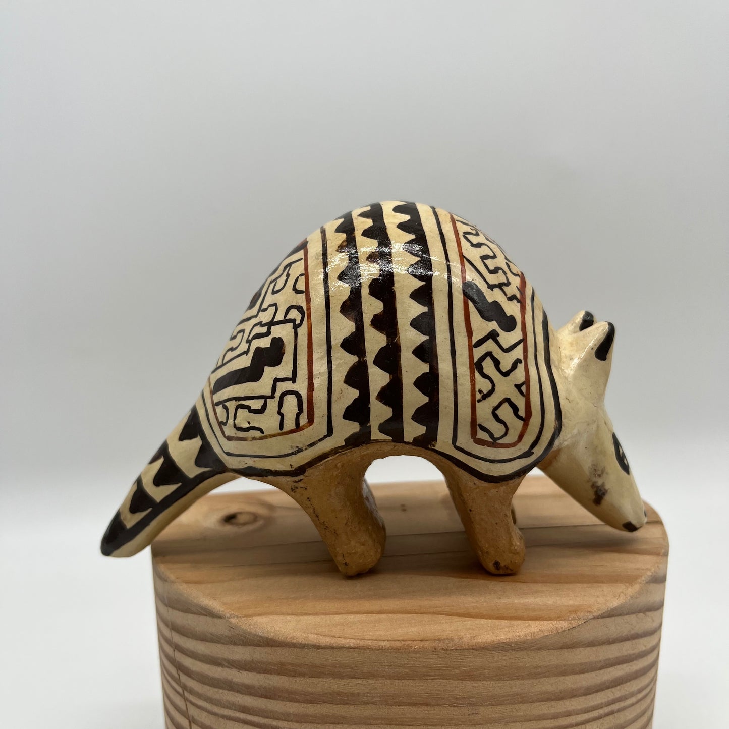 Shipibo Ceramic Armadillo ~ Small